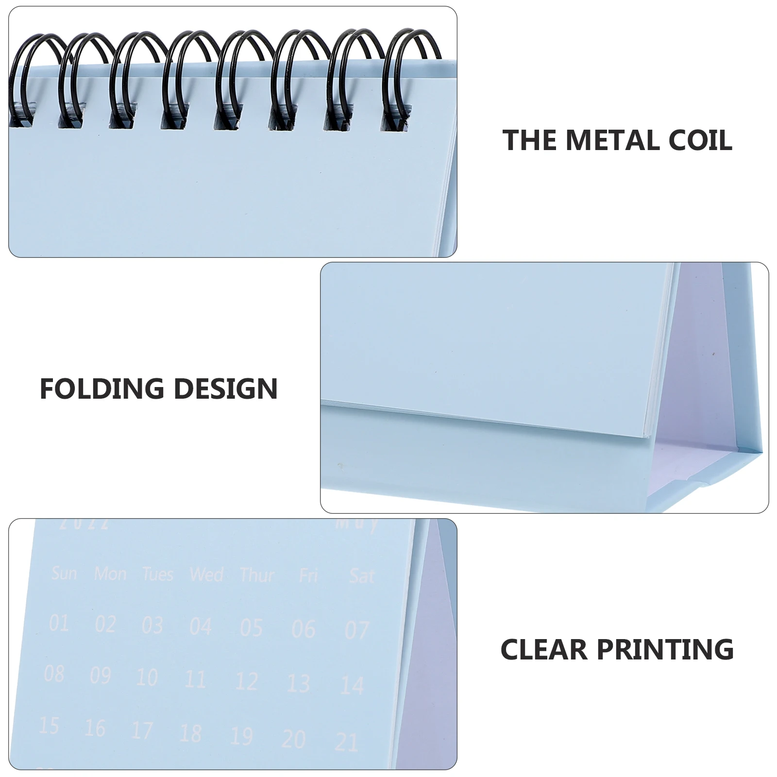 

2022 Mini Desk Calendar Small Decorative Home Office Paper Daily Desktop