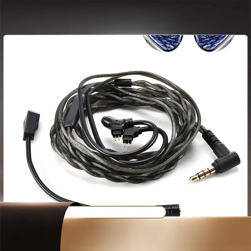 

In Ear Earphone Monitor With Microphone Hifi Music Headphone Iems Wired Gaming Earbuds For Audiophiles Gifts B-X64A