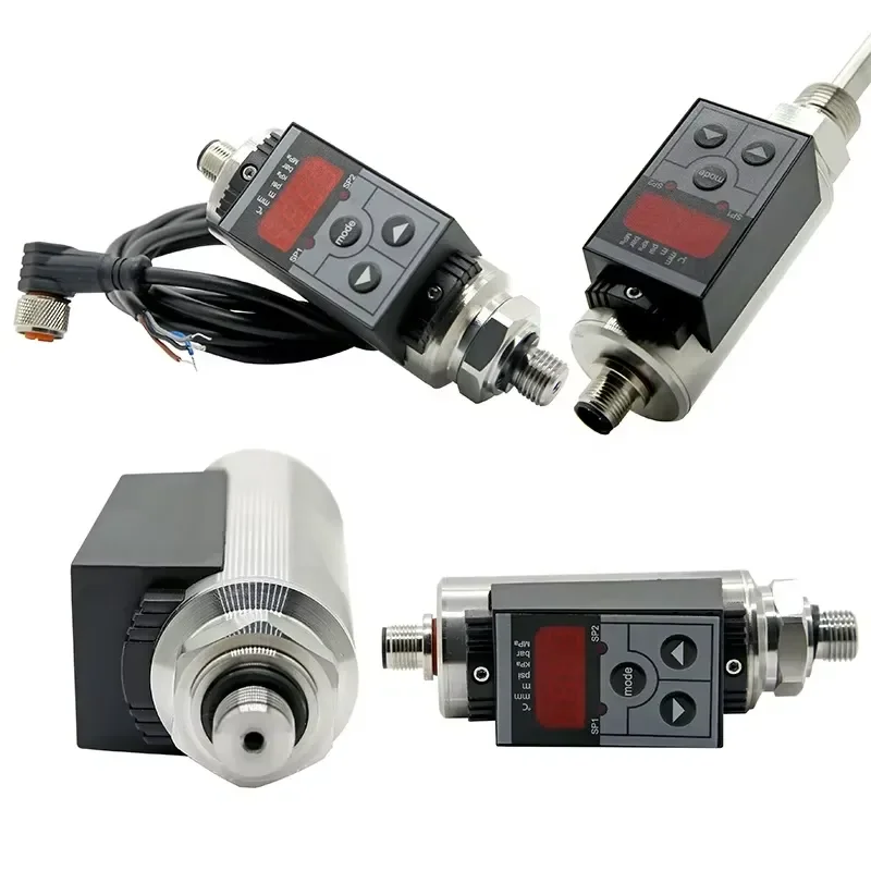 Digital Differential Pressure Switch Adjustable Sensor for Oil Air Compressor Steam Boiler Electronic Control Valve Relay