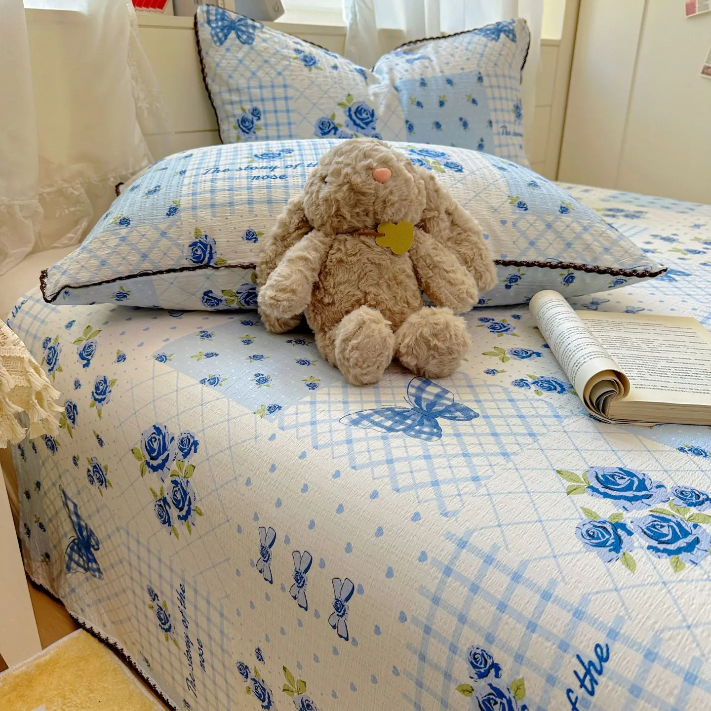 2026 New Ins Korean Bed Flat Sheet, Cartoon Fashion Leopard Print Soft Skin-friendly Sheet Set for Kids Bedrrom, Dormitory Decor