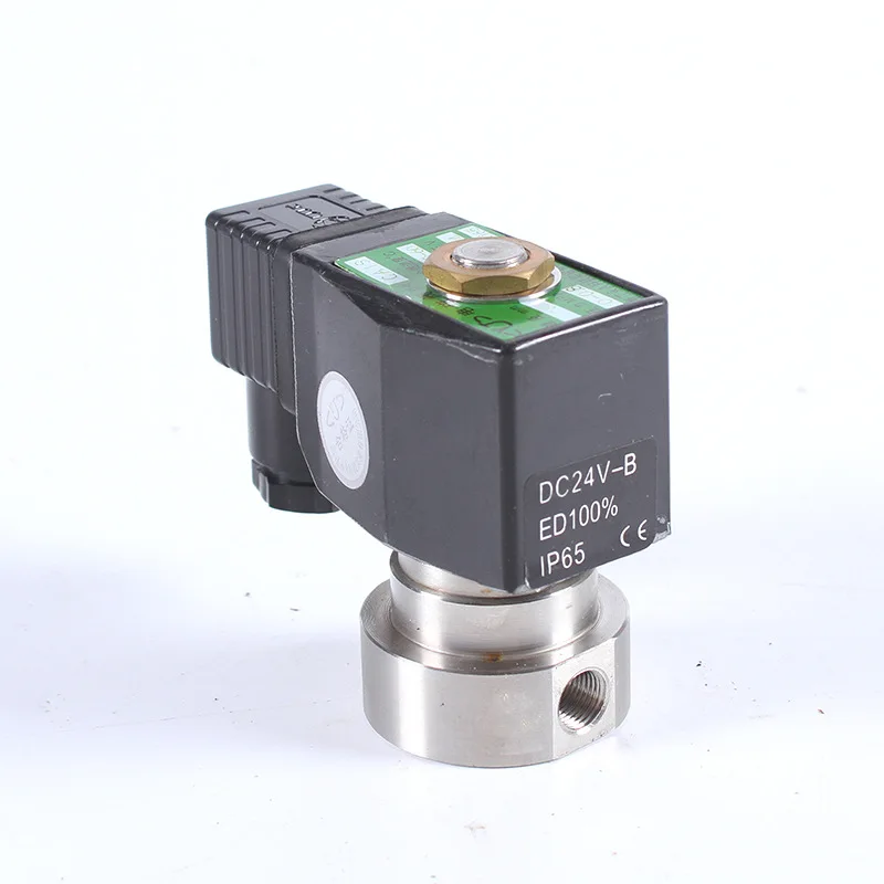 Small diameter direct acting diaphragm solenoid valve, normally closed and normally