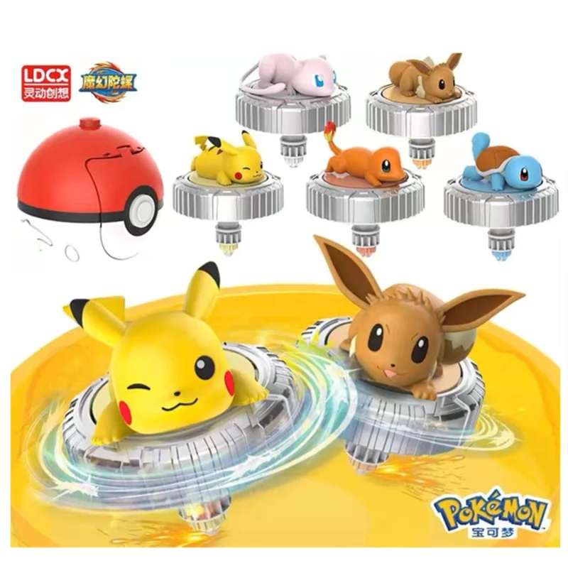 Pokemon Tops Toys Pikachu Launchers Magic Gyro Action Figure Children Arena Toy Boy Birthday Christmas Holiday Gifts