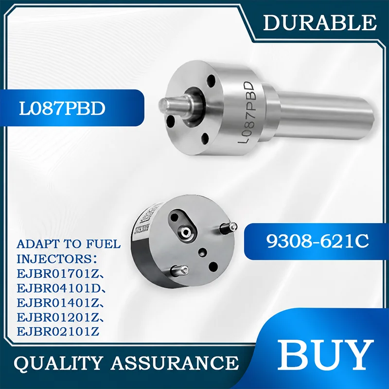 9308-621C Combination Kit: Injector Control Valve +L087PBD Fuel Common Rail injector For EJBR01701Z EJBR04101D EJBR01401Z YG0133