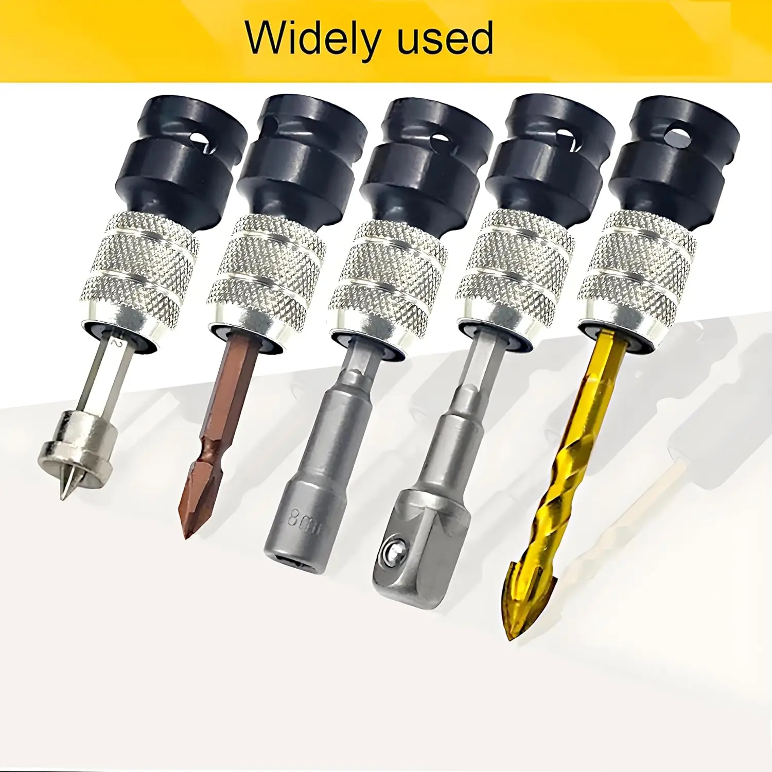 Hex Quick Change Adapter Double Ended Bit Holder Self Locking Chuck For Drill Hexagon Quick-acting Coupling Sleeve
