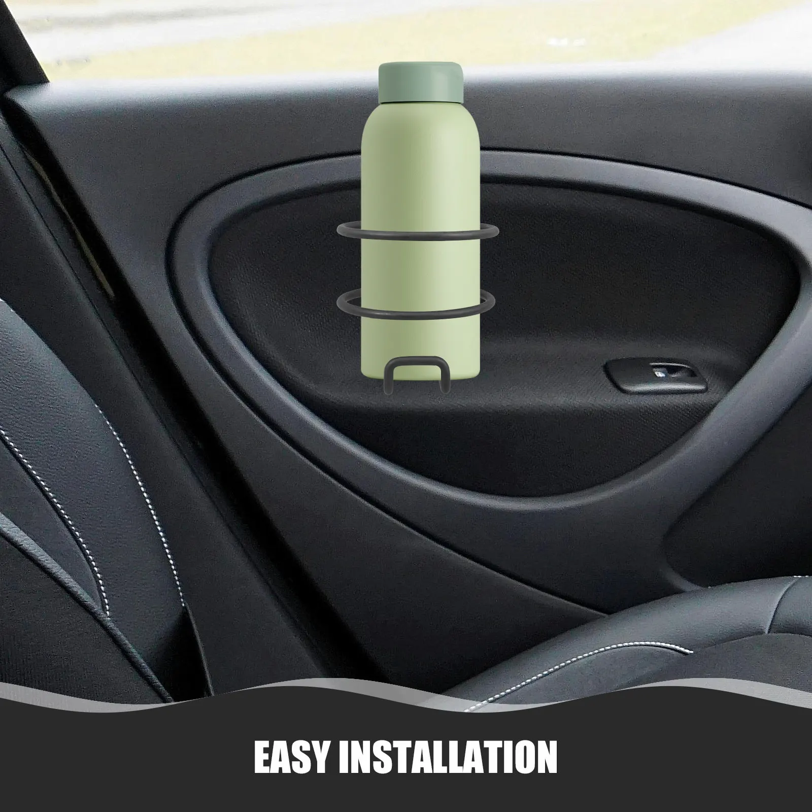 

Прочный металлический держатель для стаканов для использования в автомобилях и лодках, черная отделка, боковое крепление, держатель для напитков для автомобилей, грузовиков, яхт, аксессуары для путешествий