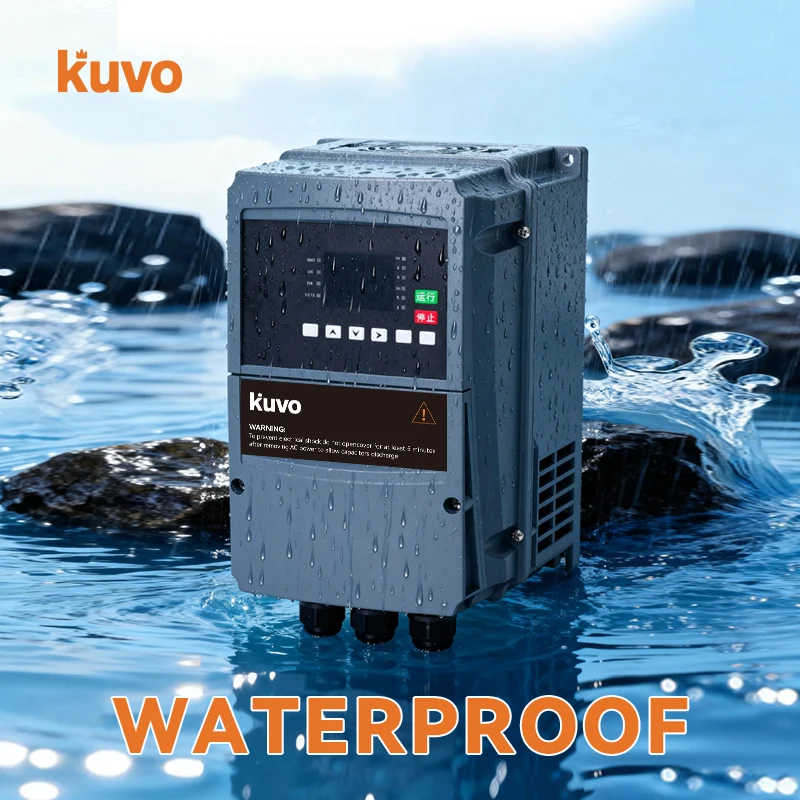 VFD 65M-1.5/2.2/3/4/5.5/7.5/11KW waterproof variable frequency drive three-phase 380V motor speed regulation