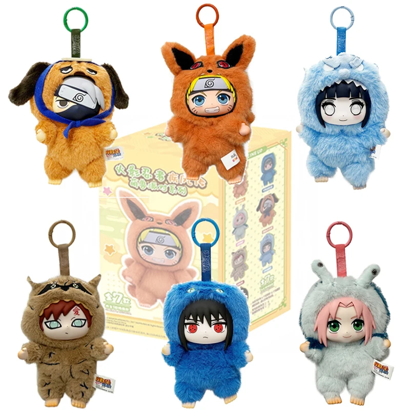

New EAKI Naruto Blind box Shippuden Party Series Stuffed Plush Handmade Ornament Toy Collection Gift