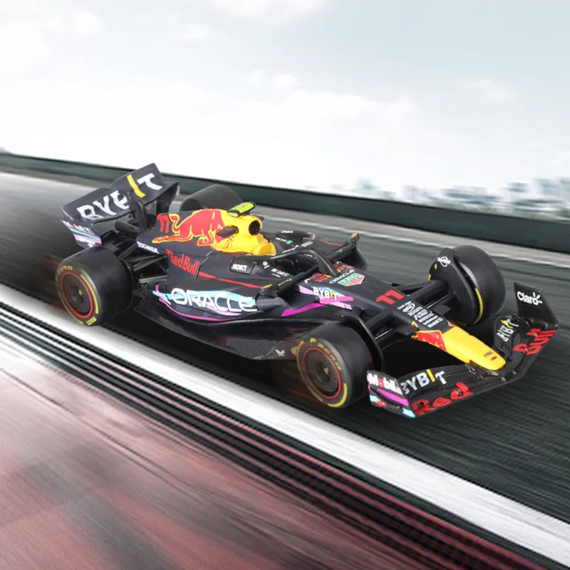 Baru Bburago 1:43 F1 Red Bull RB19 2023 versi Miami F1 #1 Max Verstappen #11 Sergio Stella edisi balap hadiah Model Die-cast