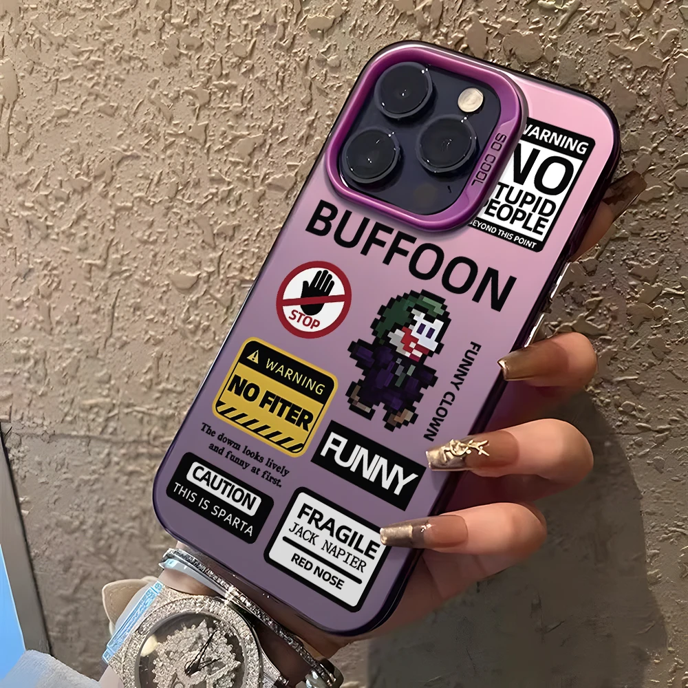 Clown Buffoon Pattern Phone Case for Oppo Realme C67 C65 C63 C55 C53 C51 C35 C33 C30 C25 12 11 10 Pro Plus Narzo 4G 5G Hard Capa image 5