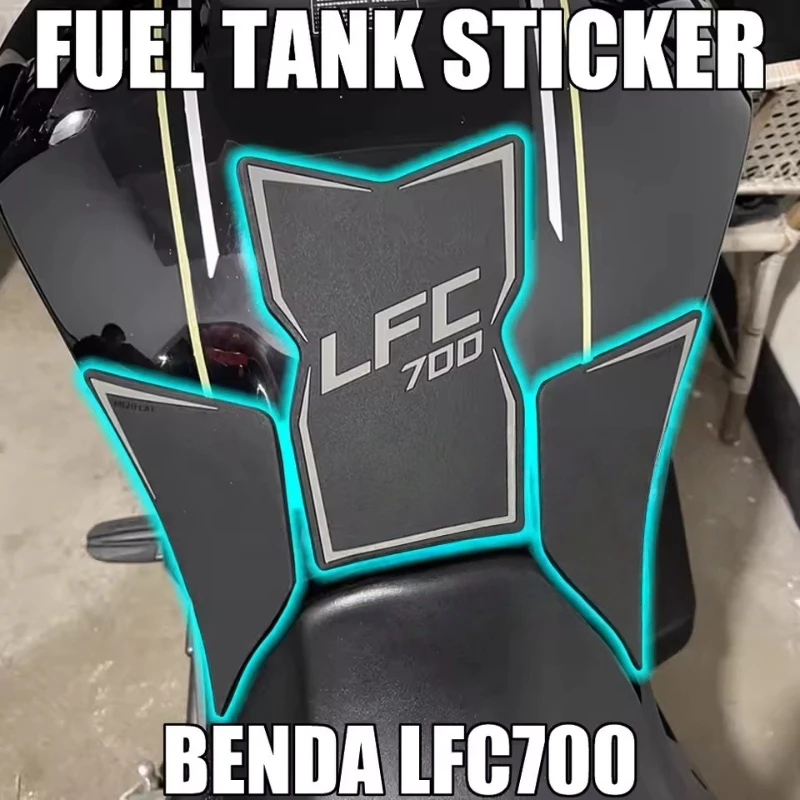

Для Benda LFC700 LFC 700 Lfc700 700LFC модифицированная защитная наклейка на топливный бак мотоцикла, наклейка в виде рыбьей кости, аксессуары для крышки топливного бака