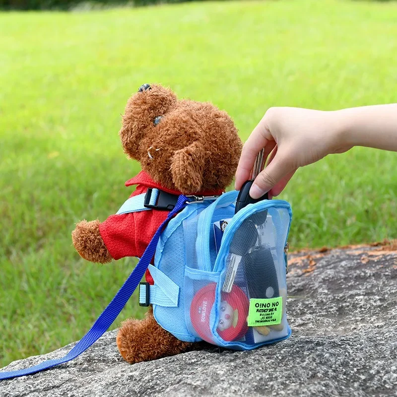 High Quality Dog Breathable Backpack Towing Bag for Puppy Small Dogs Cute Teddy Chihuahua Dog Multifunctional Bags Pet Supplies