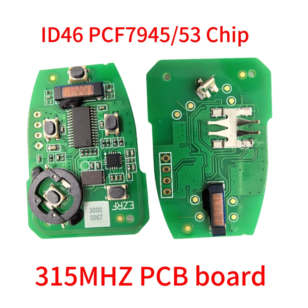 Jingxin Fernbedienung Autoschlüssel 5 Tasten für Jaguar XF XFR XK XKR XJ8 XK8 2007+ 315/433MHZ FSK ID46 KR55WK49244 C2P17156 Schlüsselloser Zugang – Detail 9