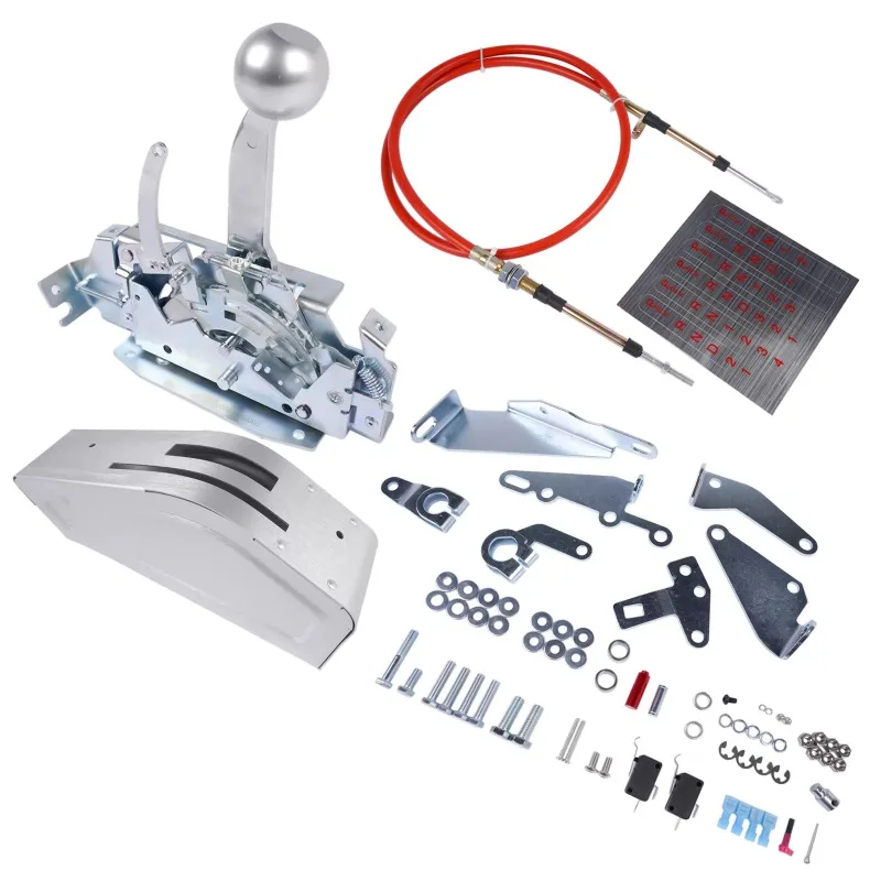 Glossy 3 & 4-Speed Automatic Pro Ratchet Shifter 80842 for C4 C6 TH200 4L60E