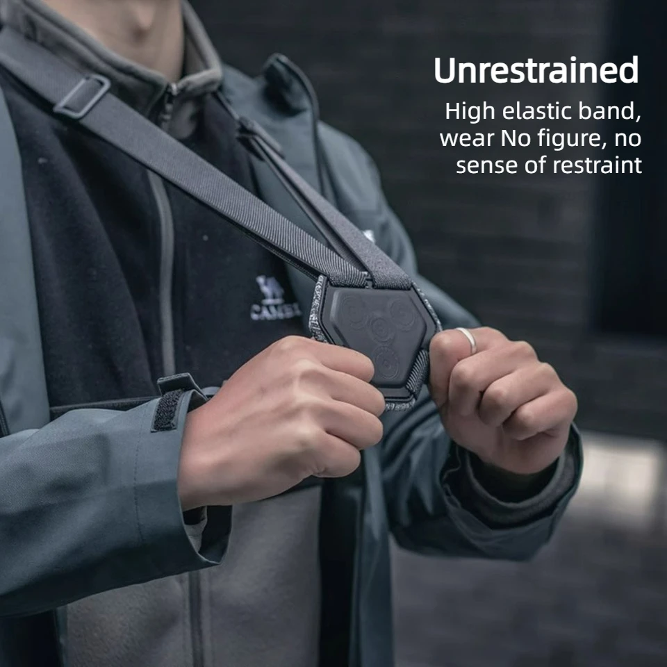 SUREWO Hidden Magnetic Quick Release Chest Strap Fixing Bracket For Gopro13/12/11 DJI Action 5 pro 4 Sports Camera Accessories