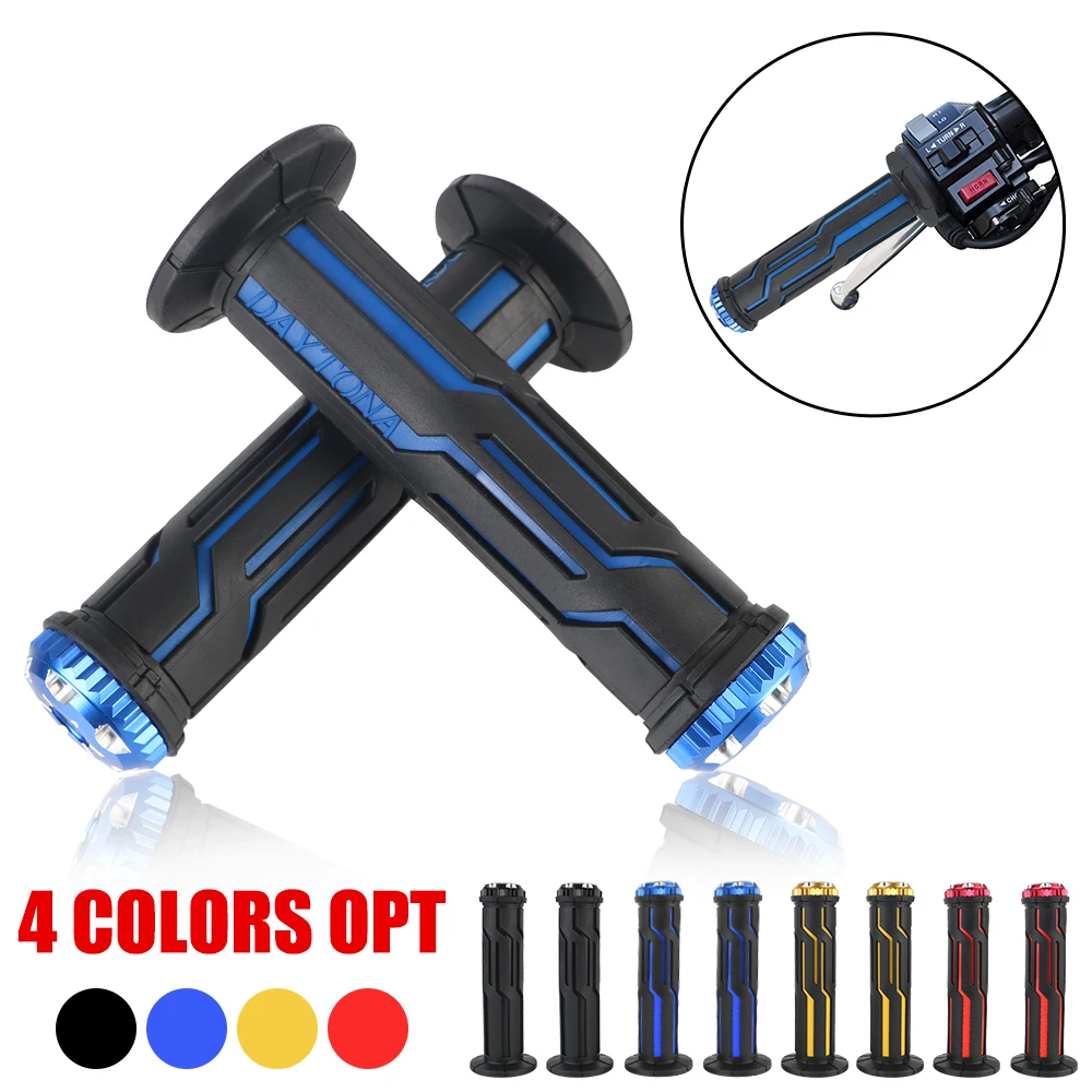 Motorcycle Accessories Skid-Proof Handlebar Grips Anti Slip Durable Durable 1 Pair Shockproof Soft Ergonomics Lockable