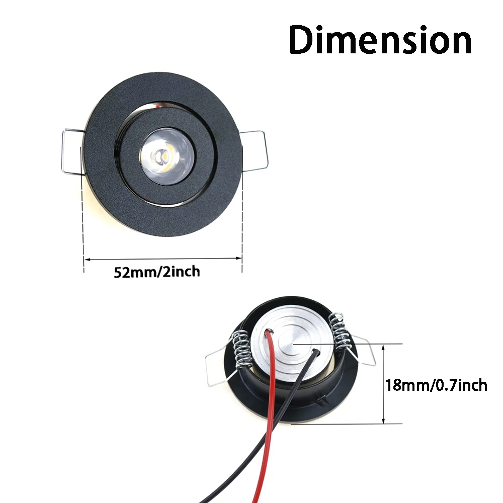 10X LED IP44 Bathroom Ultra Slim Spotlight, Round Recessed Ceiling Downlight, 3W 360Lm, 3200K 6200K Cool White, Silver Finish