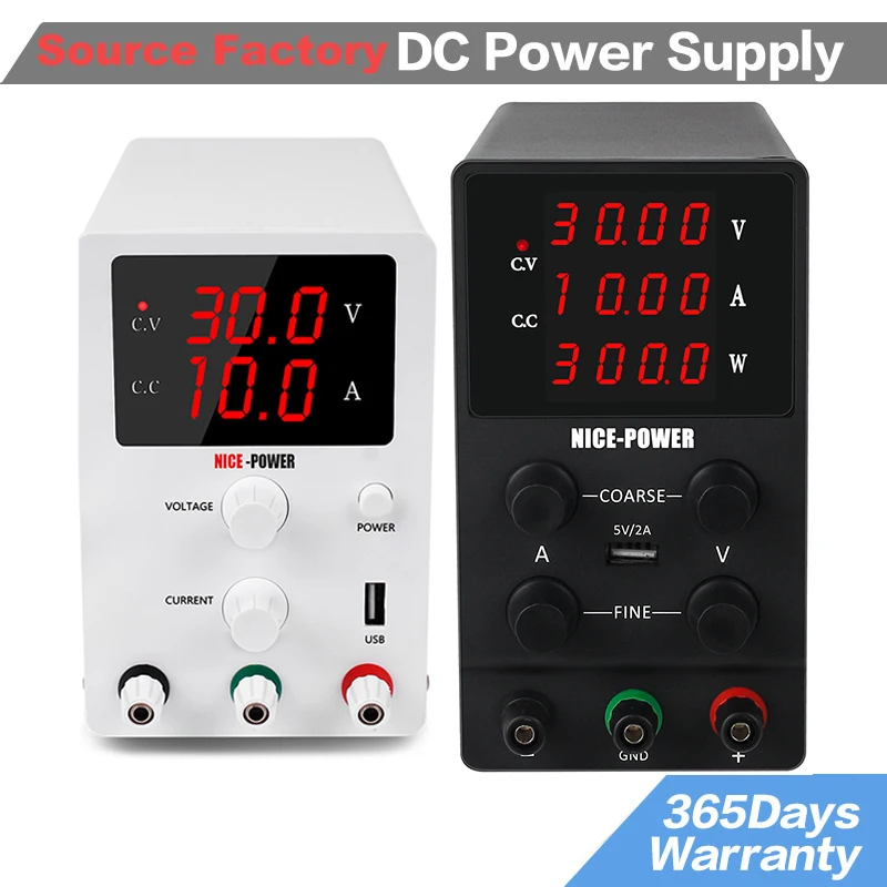 NICE-POWER 30V 5A Adjustable Laboratory Power Supply 30V 10A Switching Regulated Power Supply 60V 5A 120V 3A For Phone Repair