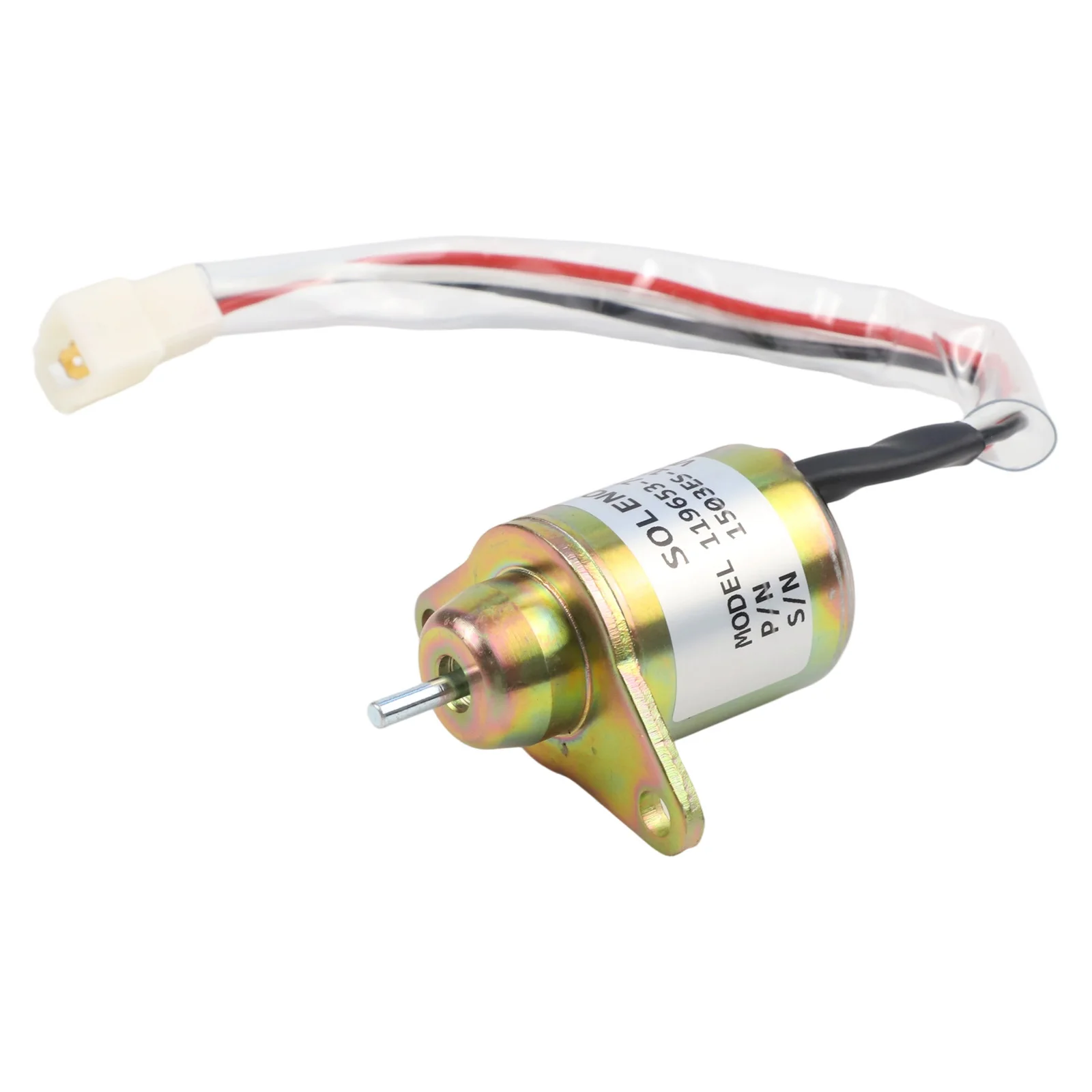 1503ES-12S5SUC5S 12V Fuel Shut Solenoid for Yanmar Diesel Engines Including 3TNE84 3TNE88 3TNV70 3TNV76 Models