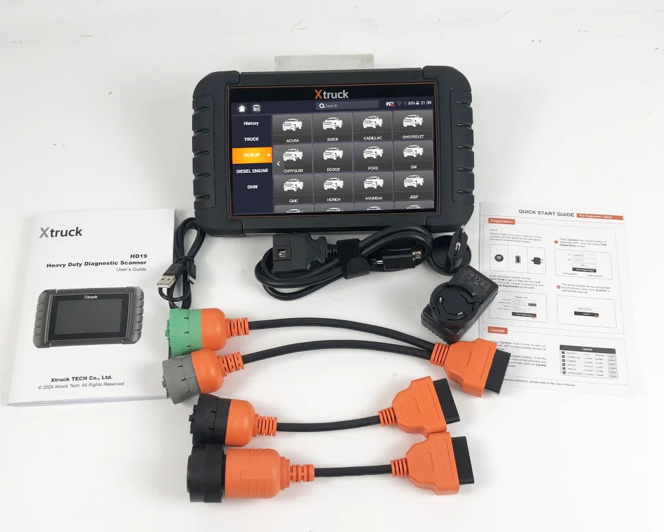 

New Tool for Xtruck HD19 with Tablet Diesel Truck Heavy Duty Scan Tool Engine Pickups Programmer Diagnostic Tool