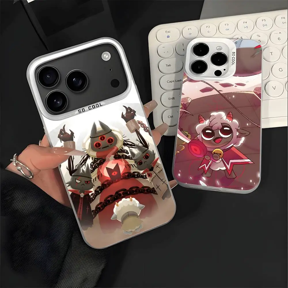 

C-Cult the L-Lamb Sheep For iPhone 17,16,15,14,13,12,11,Mini,Pro,E,SE4,XS,MAX White Shockproof Candy Matte Cover