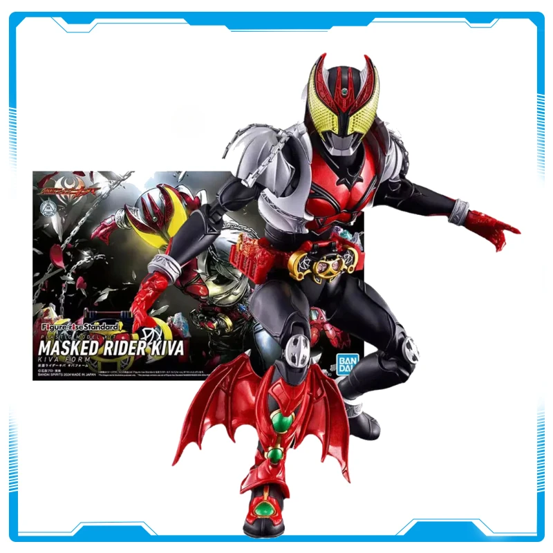 

1 шт. в наличии Оригинальная фигурка Bandai Kamen Kit Figure-rise Standard Masked Rider Kiva, коллекционная модель, игрушка-фигурка WY