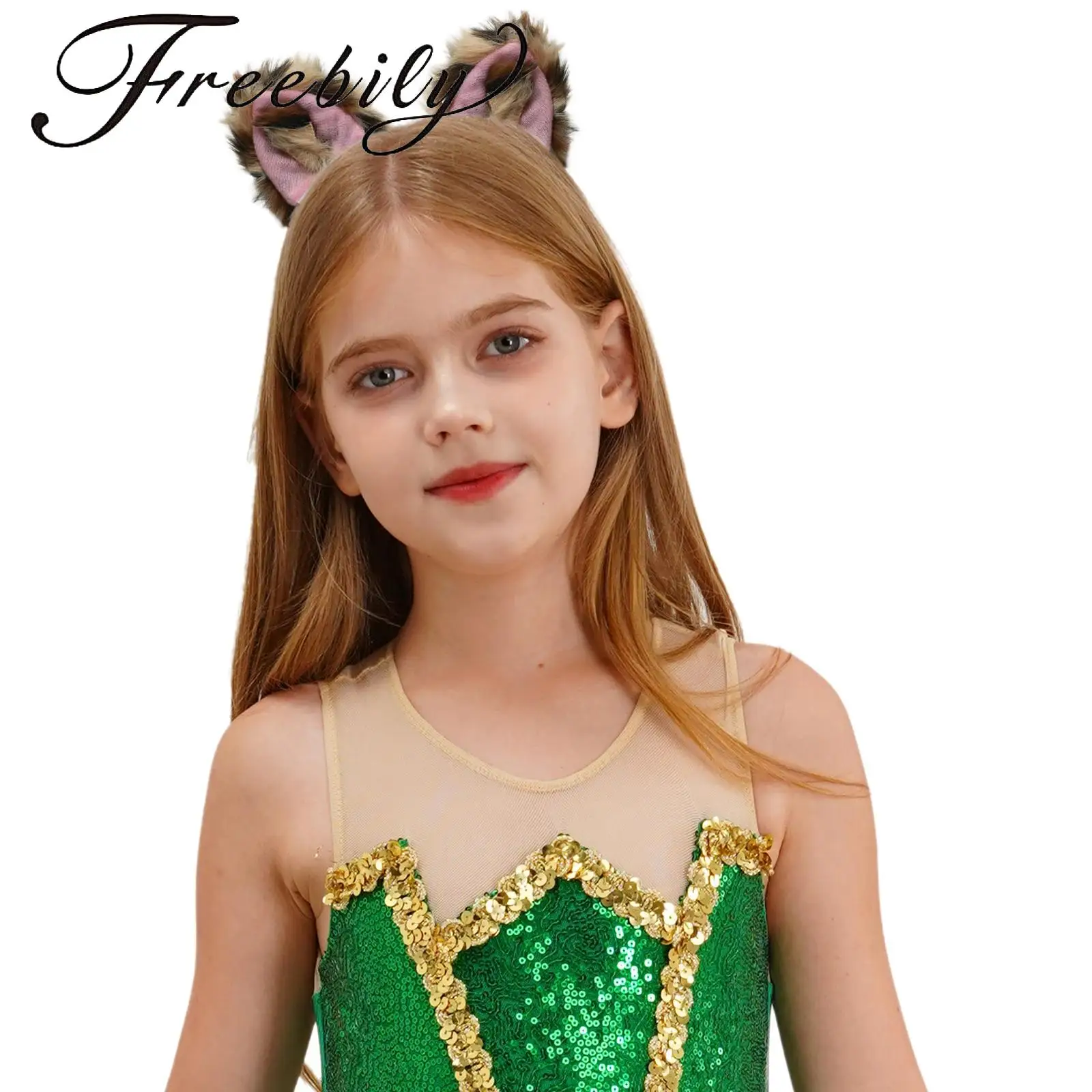 

1 Pair Cat Ears Hair Clips Kitty Fox Ears Barrettes Plush Kitten Headpiece for Halloween Cosplay Hair Pins