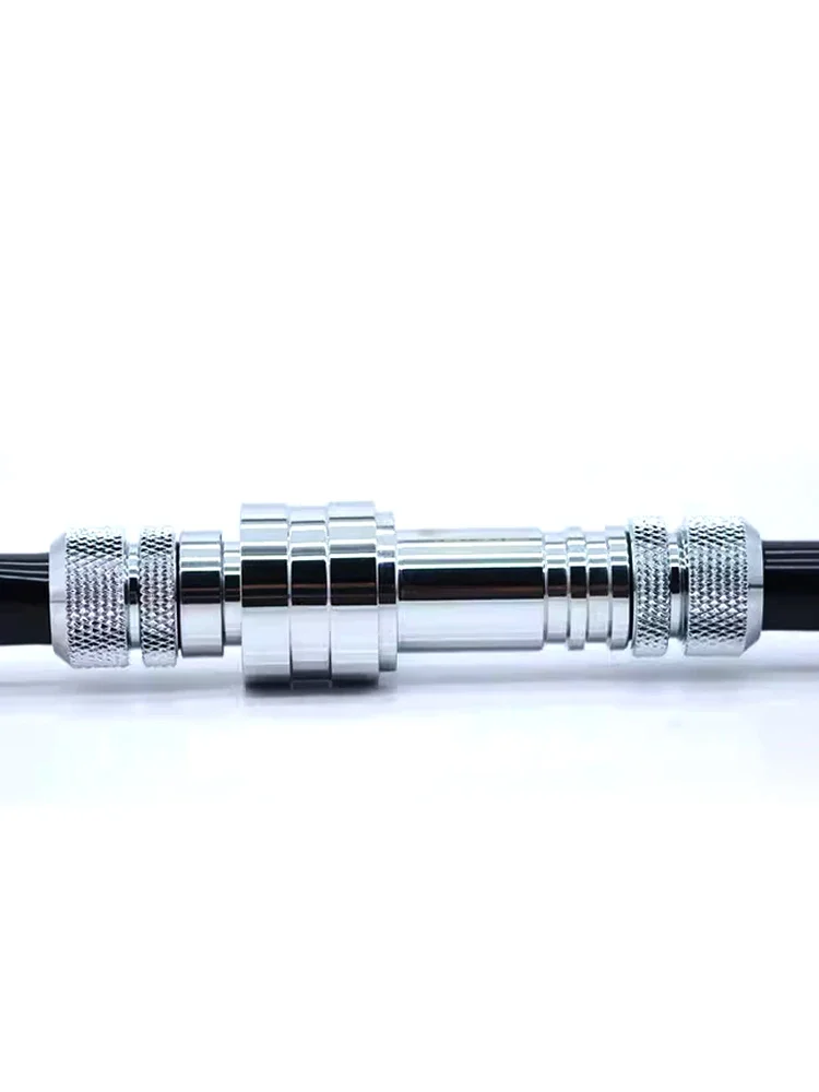 FREEZEMOD Water Stop Quick-Disconnected Pass-Through Two Ends Disconnect Water Stop Connecting, G1/4'' BLack/Silver ZSZT-T1 — zdjęcie produktu 7