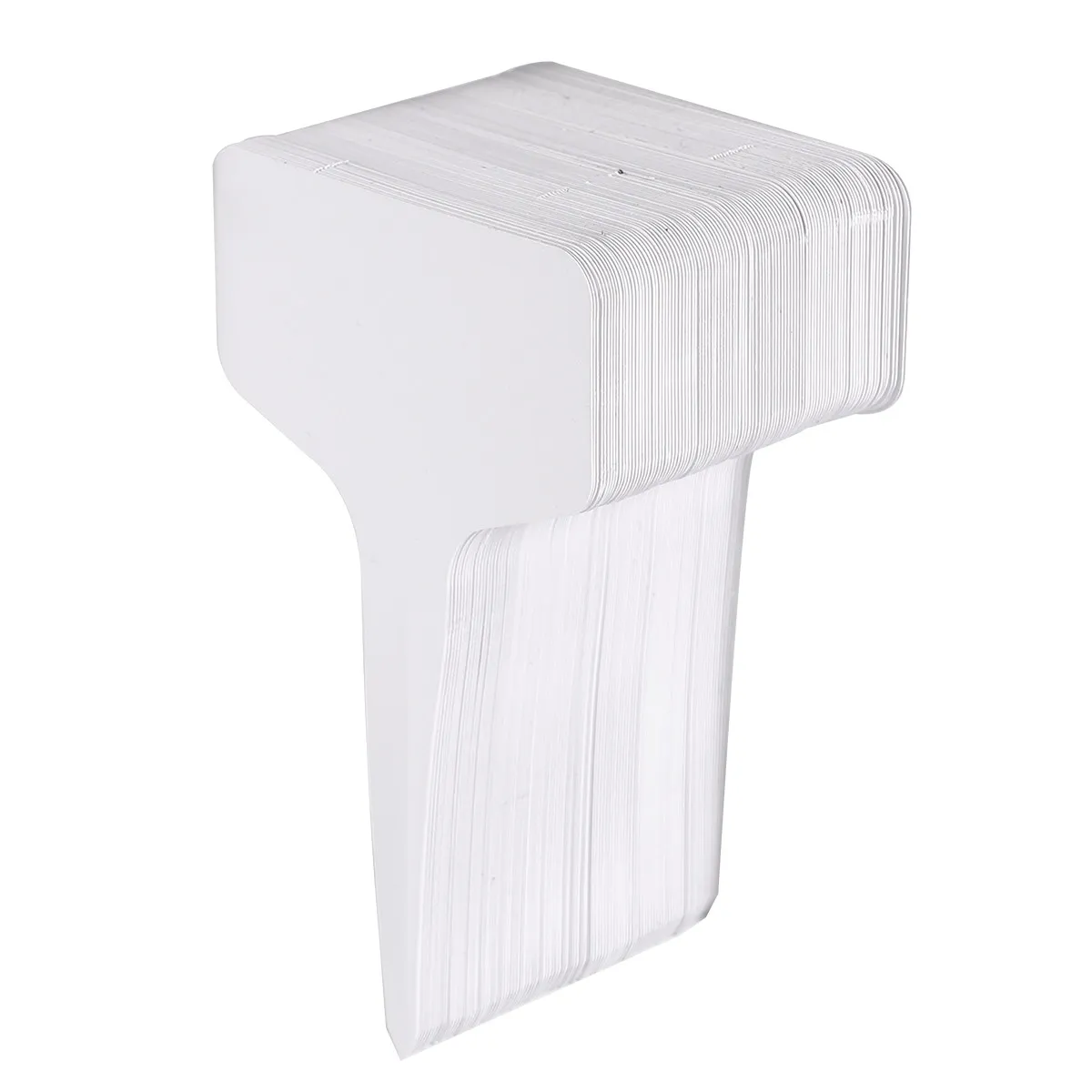100Pcs Grey Plant Garden Labels Tag Markers Waterproof Non-Brittle Plastic Stakes for Nursery Landscaping Outdoor Use