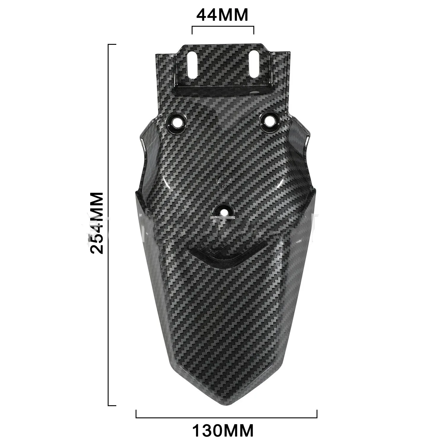 

Black Rear Mudguard Compatible with For TALARIA MX3 For MX4 For MX5 E-Bike ABS Material 245x130mm Carbon Fiber Printed