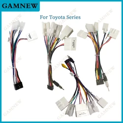 Car Radio 16PIN Adaptor Wiring Harness For Toyota Audio Power Cable Wire Plug Head Unit Harness