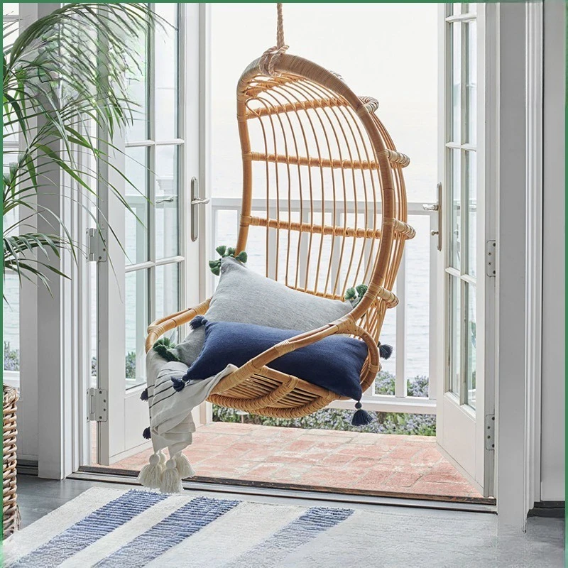 الترفيه B & B منتجع الرياح صحيح الروطان كرسي معلق كسول شرفة غرفة نوم كرسي الروطان كرسي متأرجح غرفة المعيشة قفص العصافير سوينغ