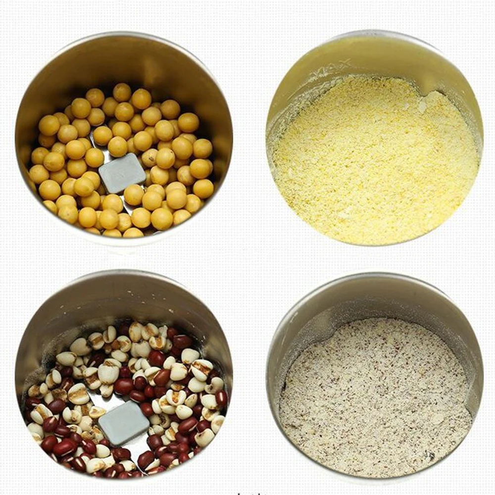 Mini Food Grinder Stainless Steel Electric Grinder Household Grinder Coffee Grinder