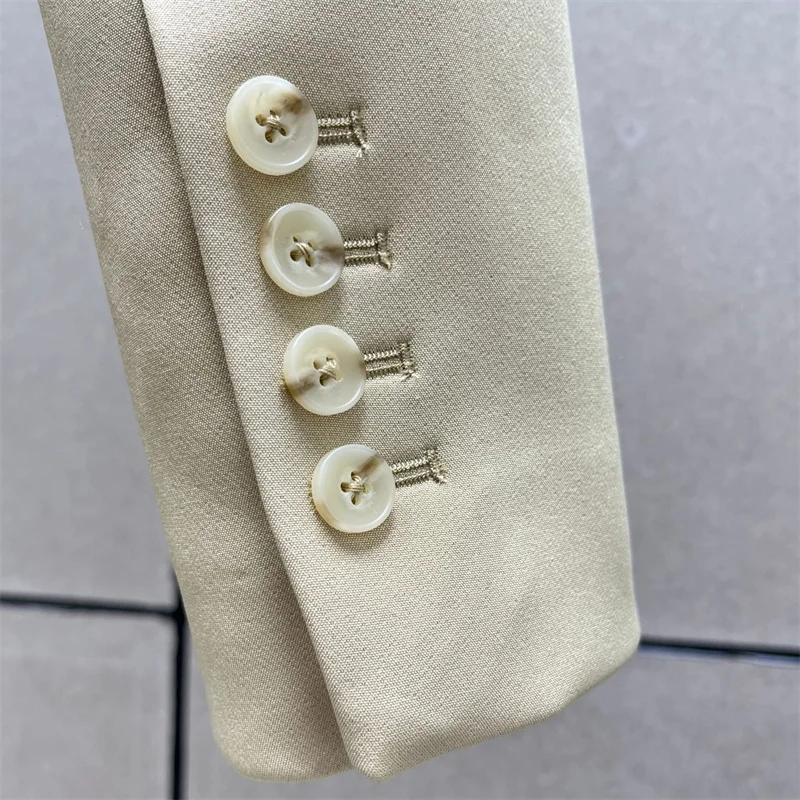 Giacca da Donna Primavera 2026, Nuovo Modello Doppiopetto Slim Fit, Giacca Elegante Casual da Ufficio, Cappotto da Donna Stile Y2K