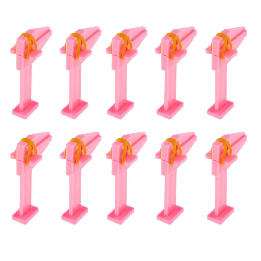 Kesoto 10pcs/set Plastic Nail Repair Clip Nail Tips Reshape Tool Nail Pincher Portable design Easy to oparate