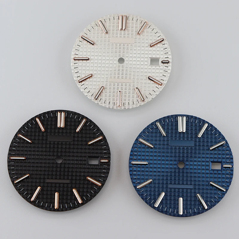 31.8mm Watch dial parts With date Window For Seiko NH34 NH35 NH36 NH38 Movement  Luminous dial Upgrade or repair your watch