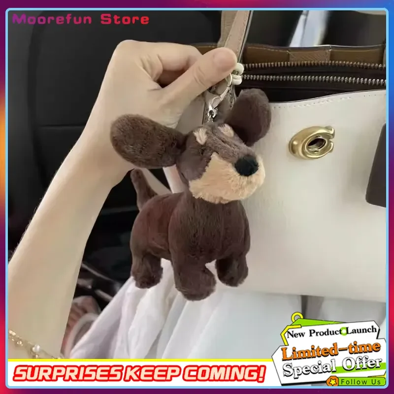 

【IN STOCK】JELLYCAT UK Fun Cute Dachshund Plush Doll Bag Pendant With Bag Jellycat Puppy Plush Keychain Birthday Christmas Gift