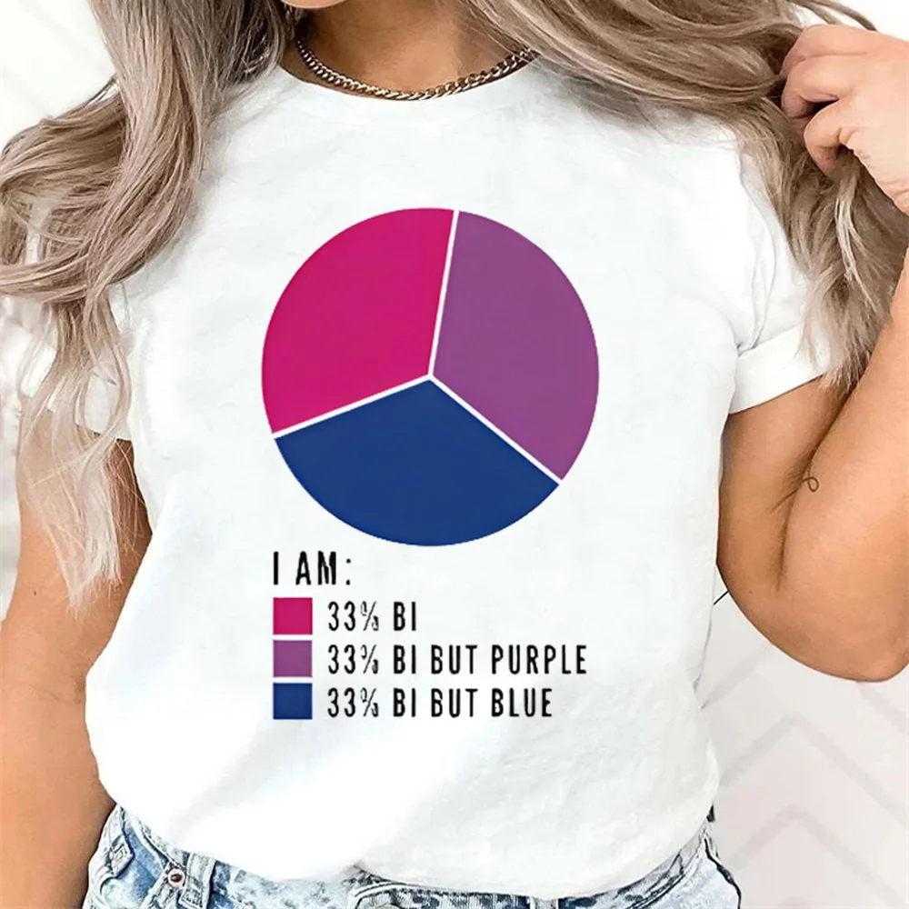 Bisexual t-shirts women manga t-shirts girl streetwear comic clothes