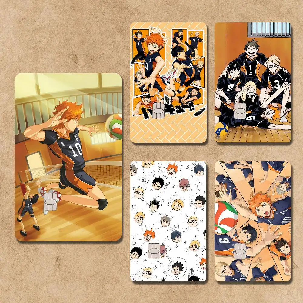 

Classic Anime H-Haikyuu Name Card Sticker Decorate Bank Card Couple Student Study Supplies Decals Patch Documents Birthday Gift