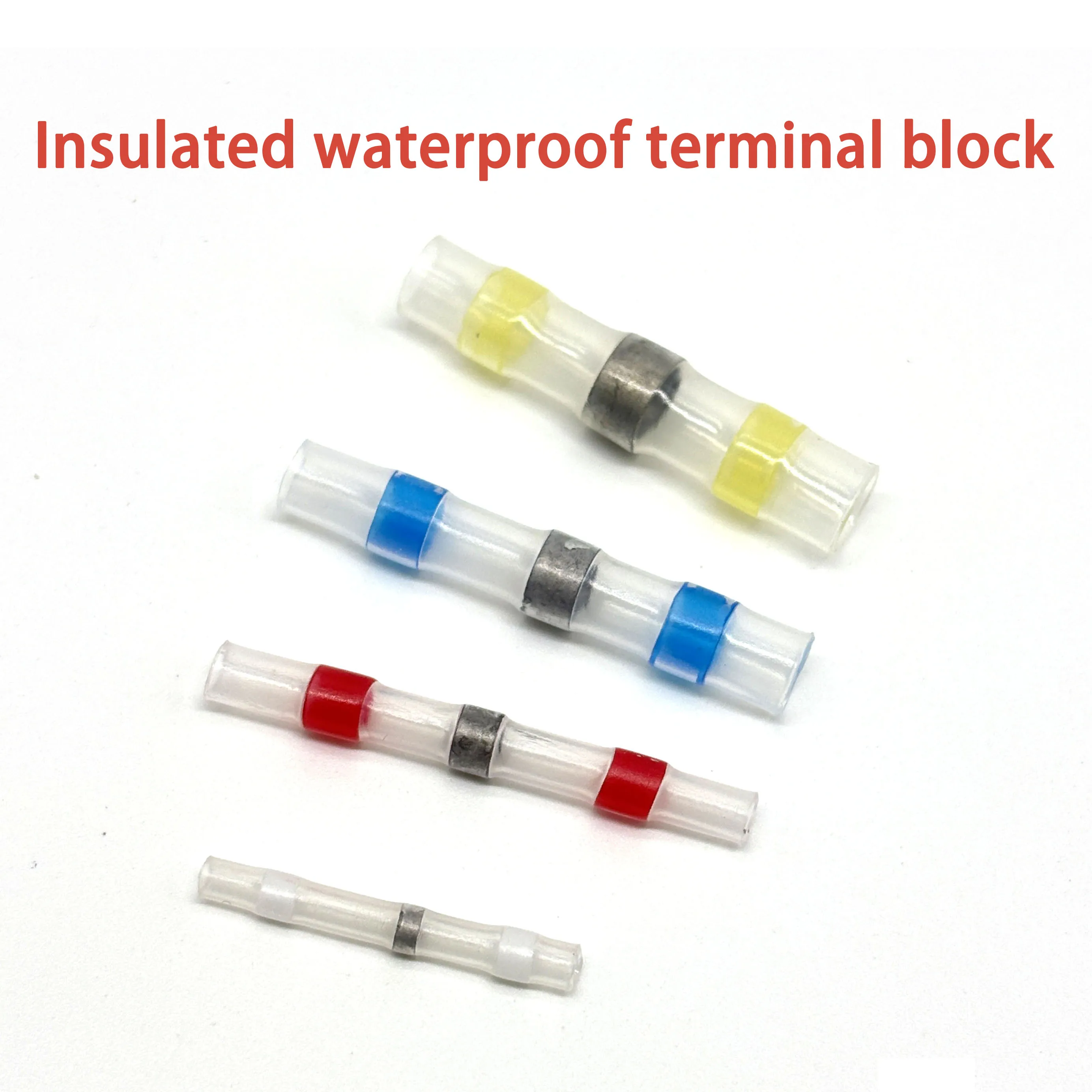  20Pcs Solder Seal Wire Connectors 3:1 Heat Shrink Insulated Electrical Wires Terminals Butt Splice Waterproof