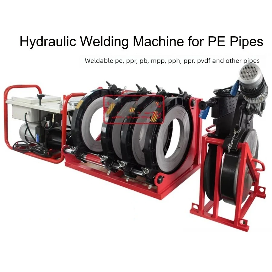 Semi Automatic Hydraulic PE Pipe Heat Fusion Butt Welding Machine For 160 To 315mm Plastic Pipeline Connection