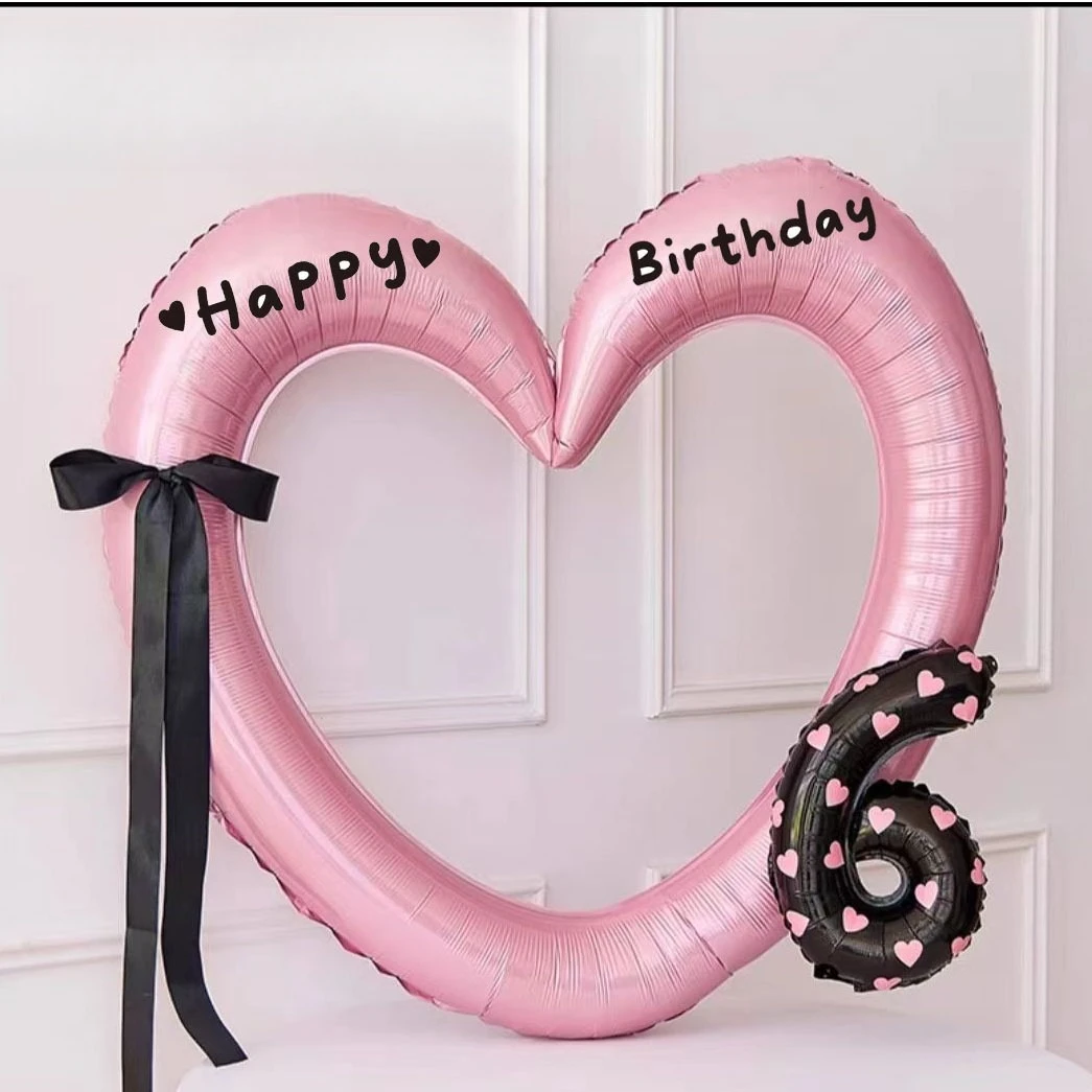 Aushöhlen Liebe Herz Ballon Geburtstag Party Dekoration Nette Liebe Ballons Baby Dusche Hochzeit Party Geschenke Party Ballon Ornament – Detail 10