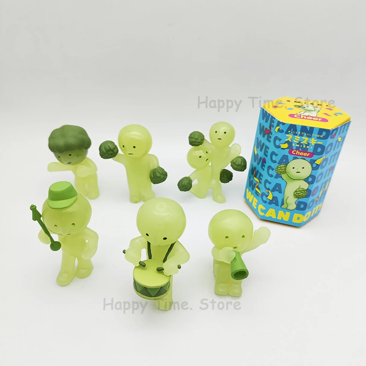 شخصيات سلسلة هتاف Smiski يهتفك في صندوق الغموض الداكن يمكننا نفعل ذلك صندوق أعمى دمية لطيفة Smiski موجود في زاويتك