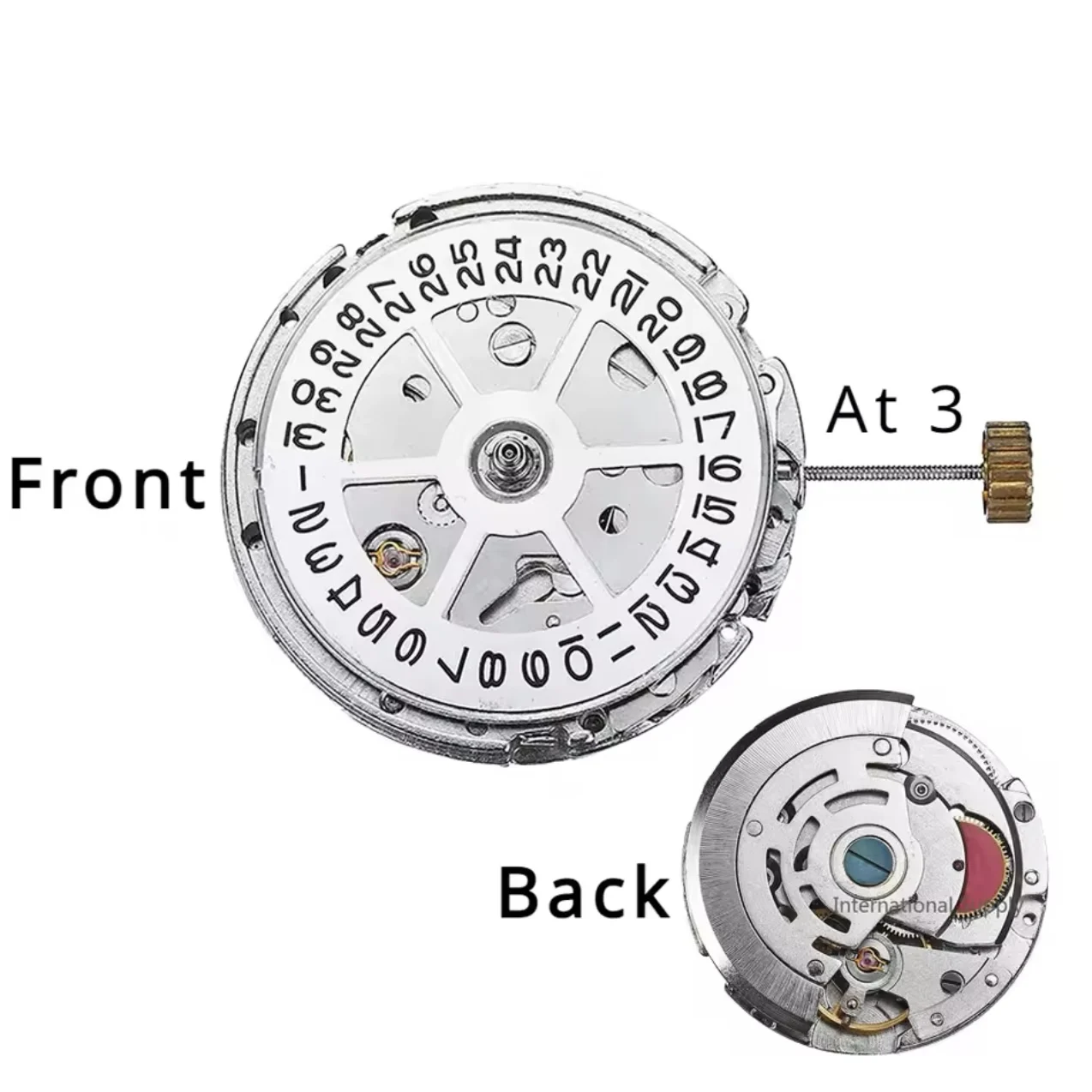 Watch Repair Tool 2813 Watch Movement CalendarDisplavAutomatic MechanicalWatch MovementReplacement Part forWatchmaker