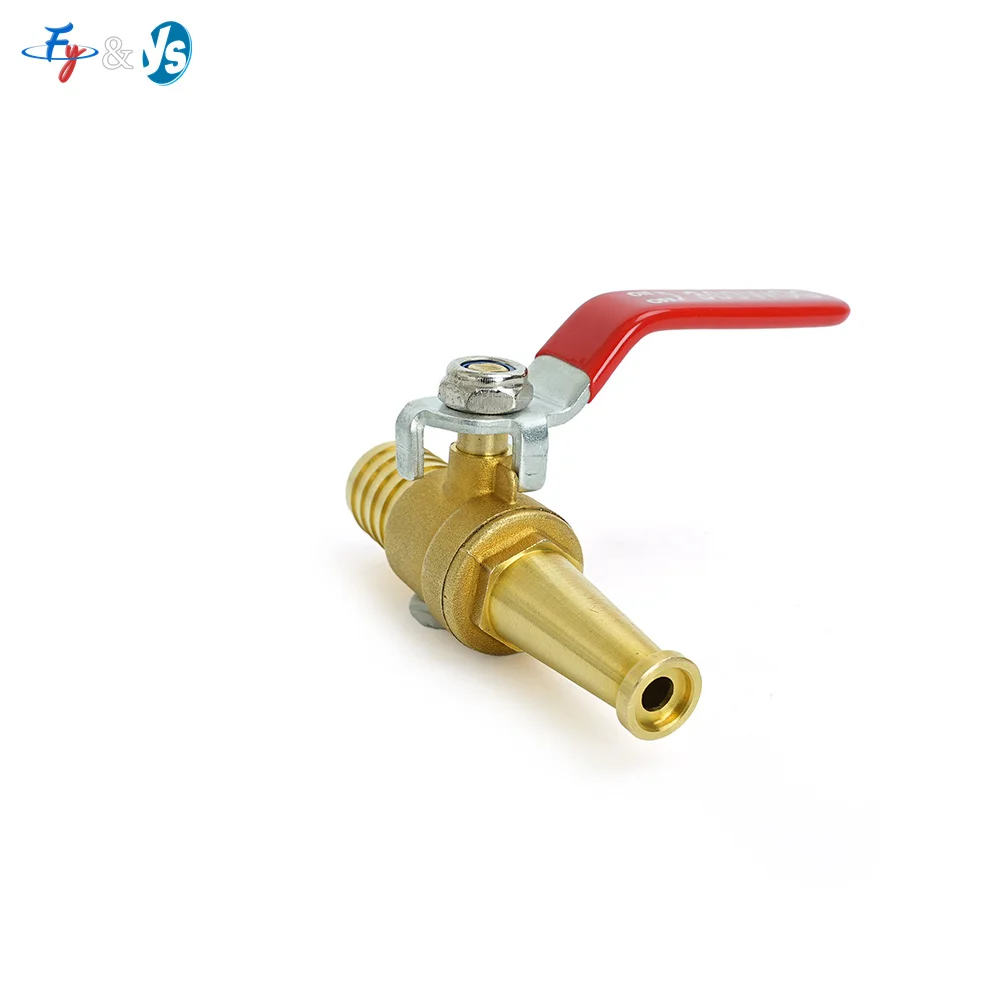 High Pressure Direct Car Washing Water Gun Copper Plated Pagoda Head With Valve Switch For Cement Tanker Flushing Fire Nozzle