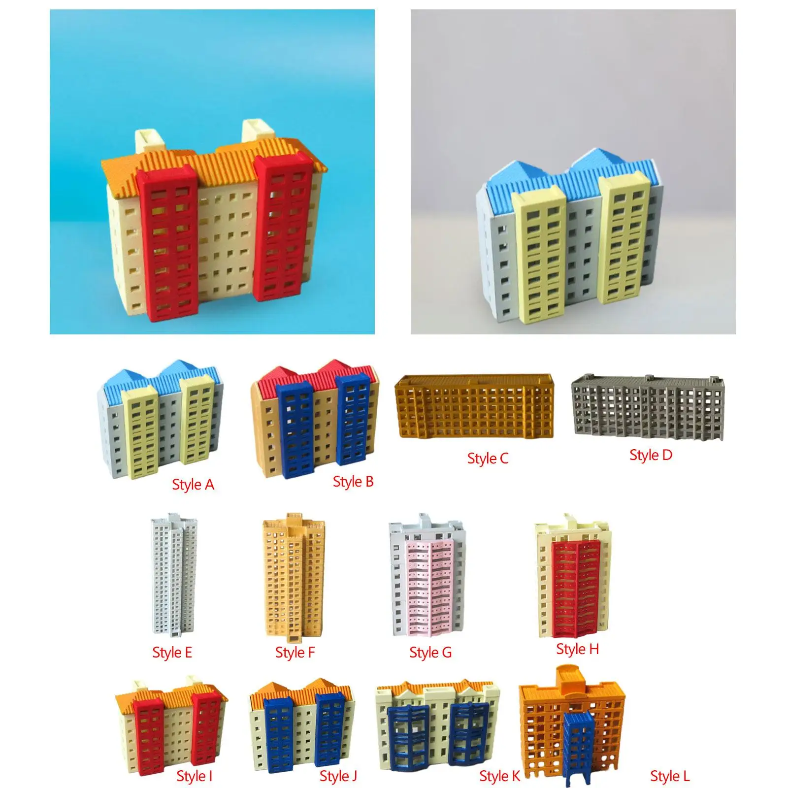 Accessori per il layout del treno modello Materiali da costruzione in scala 1/500 per la progettazione ferroviaria