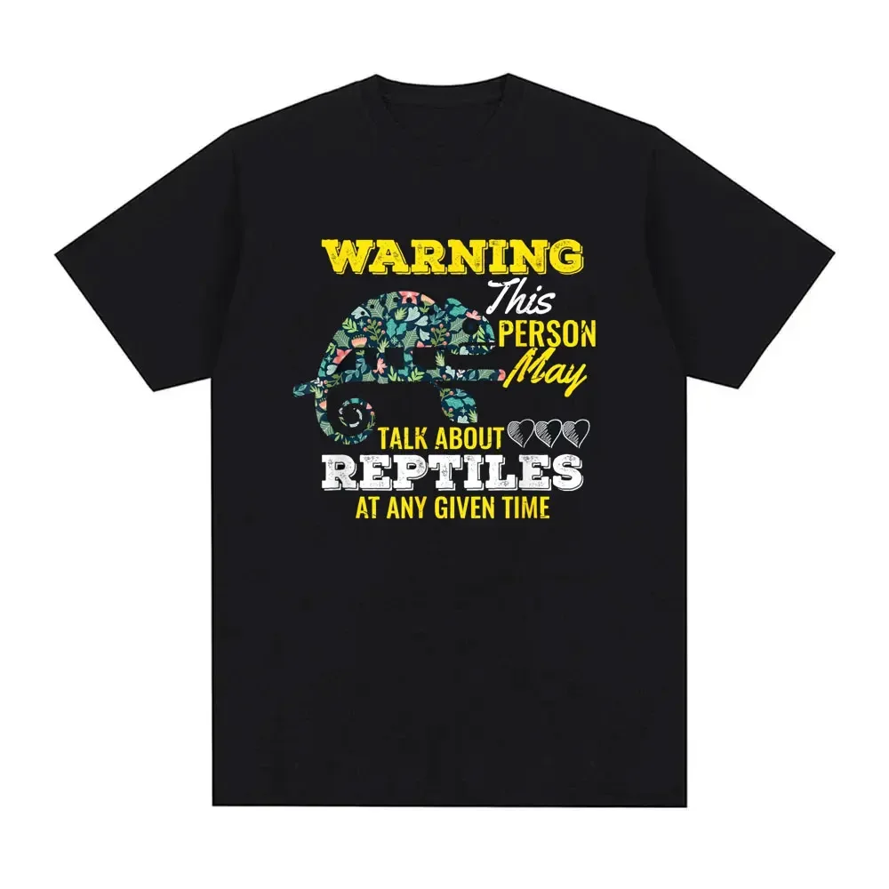 Funny Gift Idea for Reptile Lover Cute Trendy T-Shirt Grephic T Shirts Streetwear Vintage Classics Tees Men Women Summre Tops