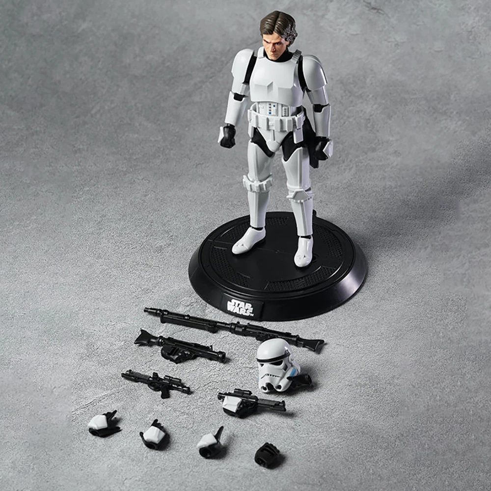 New Original Blokees Star Wars Action Figures Han Solo Luke Skywalker Characters Model Assembly Toys Desktop Ornament Kids Gifts view 3
