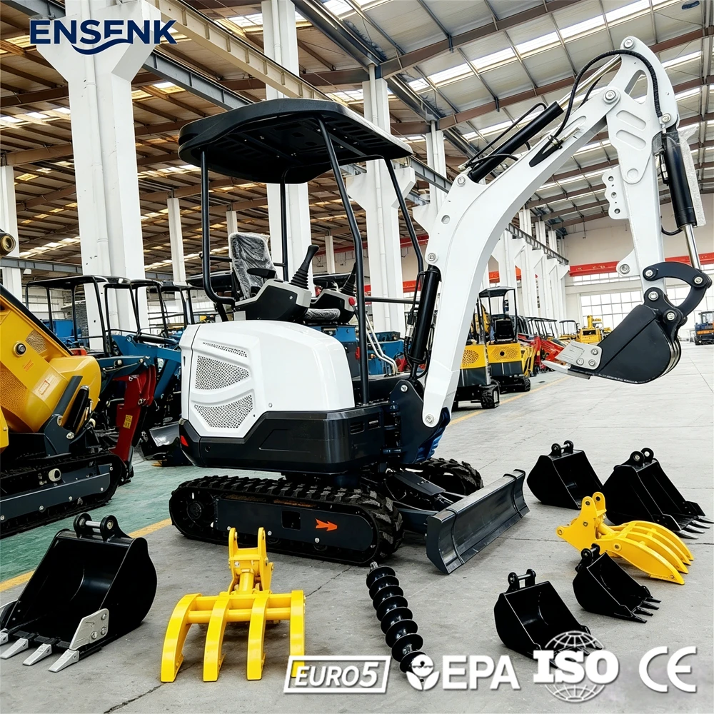 

Мини-экскаватор 0.8т, 1.8т, 3.0т, 1.2т с дизельным двигателем Kubota, сертифицированный CE (Европа), для строительных работ, инструменты для копания