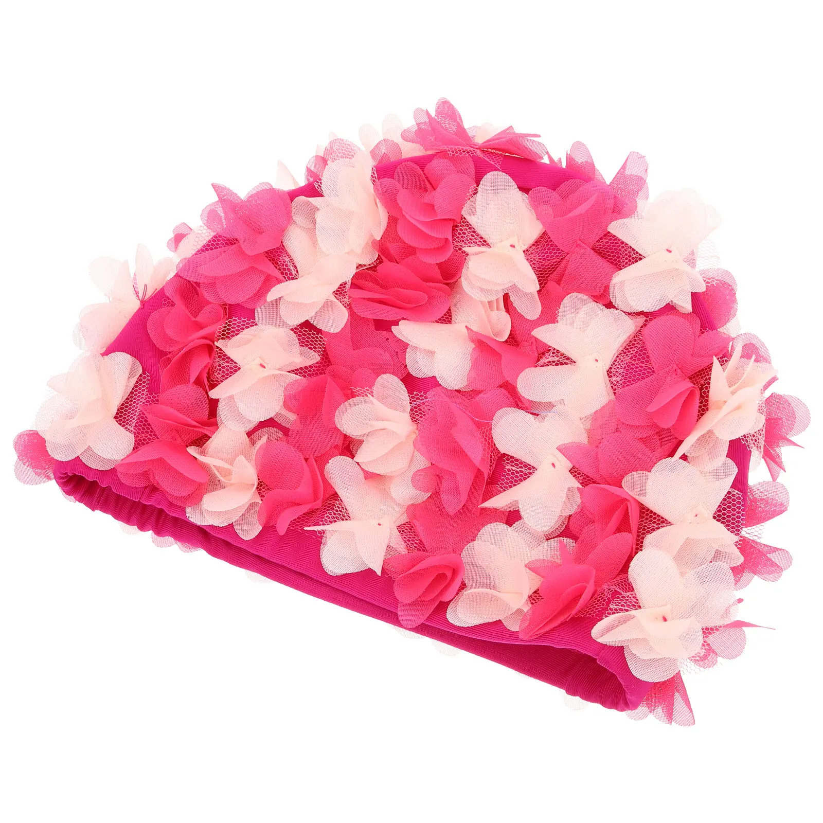 

Retro Flower Shower Cap Decorative Hat for Bathing Printed Swimming Women Caps Girls Reusable Vintage Travel