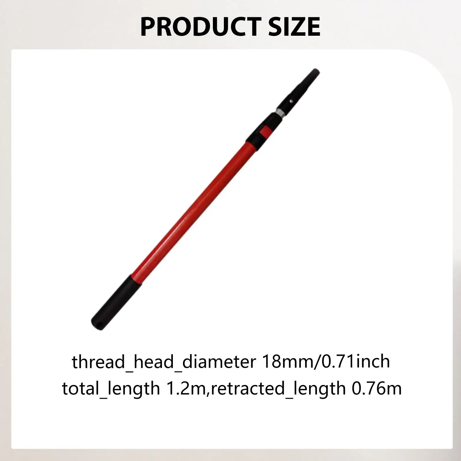 Detachable Painting Rod Retractable Extension Pole Multipurpose Retractable